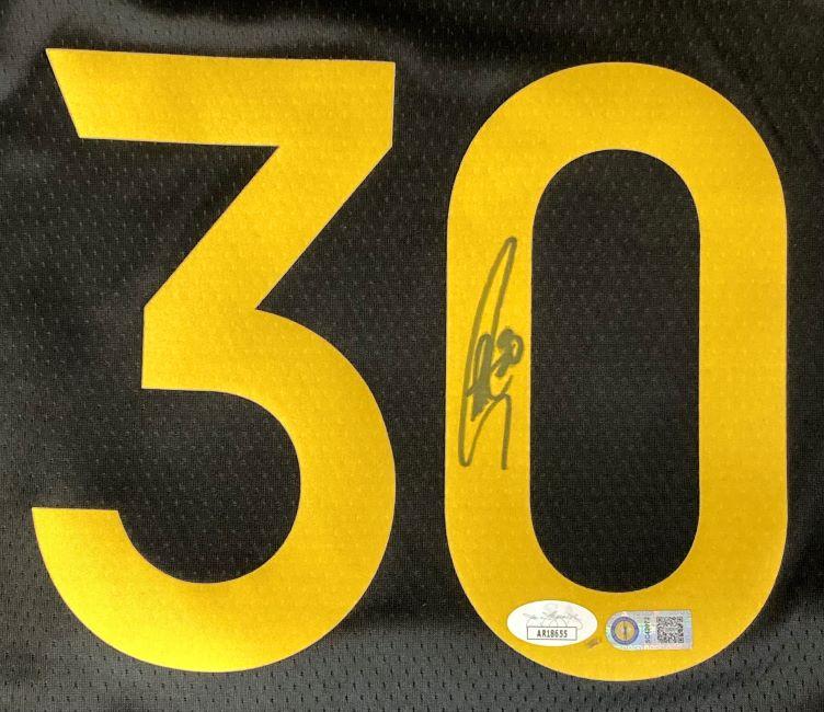 Stephen Curry Signed Warriors Authentic Nike Jersey