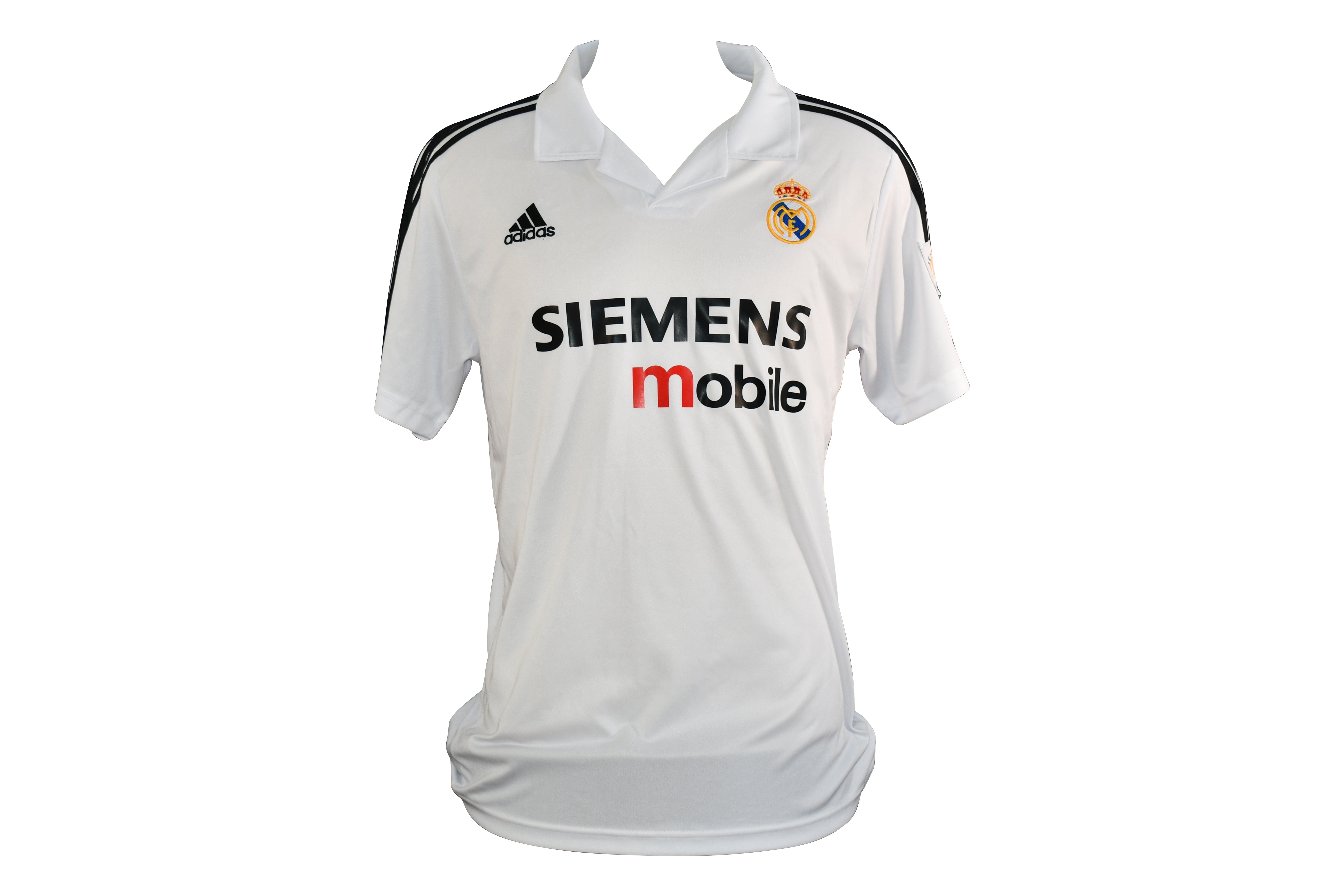 Luis Figo Signed Real Madrid Adidas Authentic Jersey