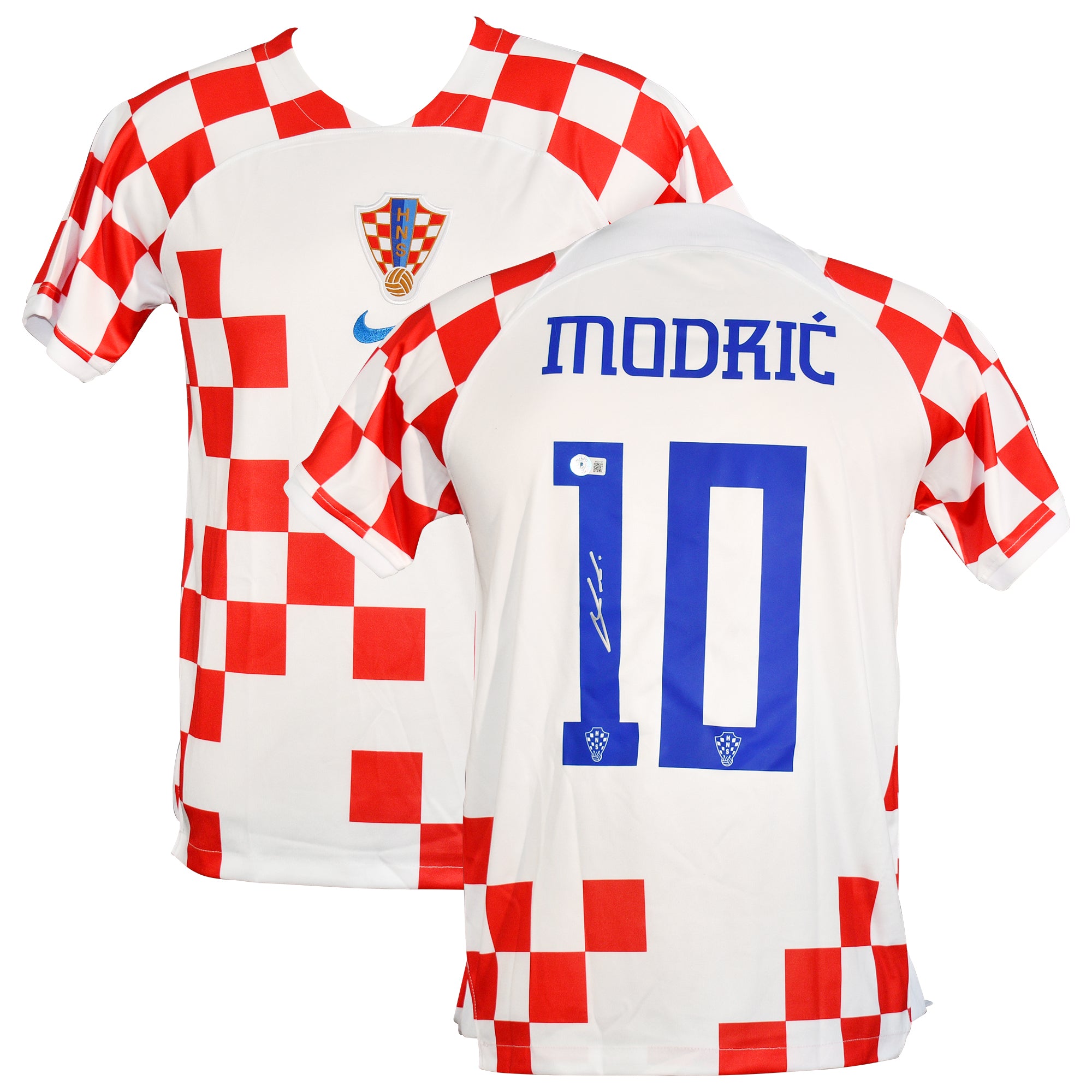 Luka Modric Signed Croatia Nike Authentic Jersey
