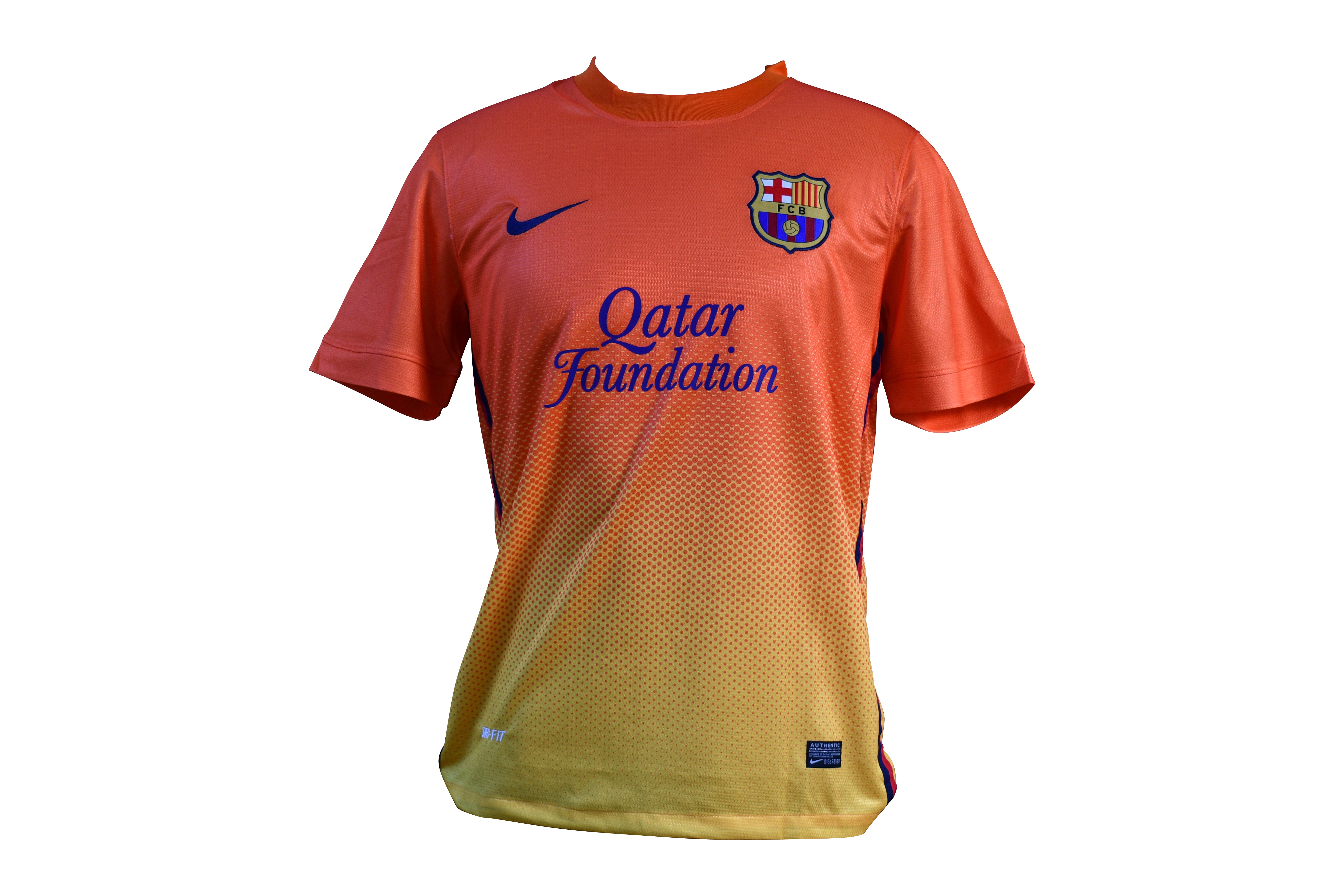 Xavi Hernandez Signed Barcelona Nike Authentic Jersey
