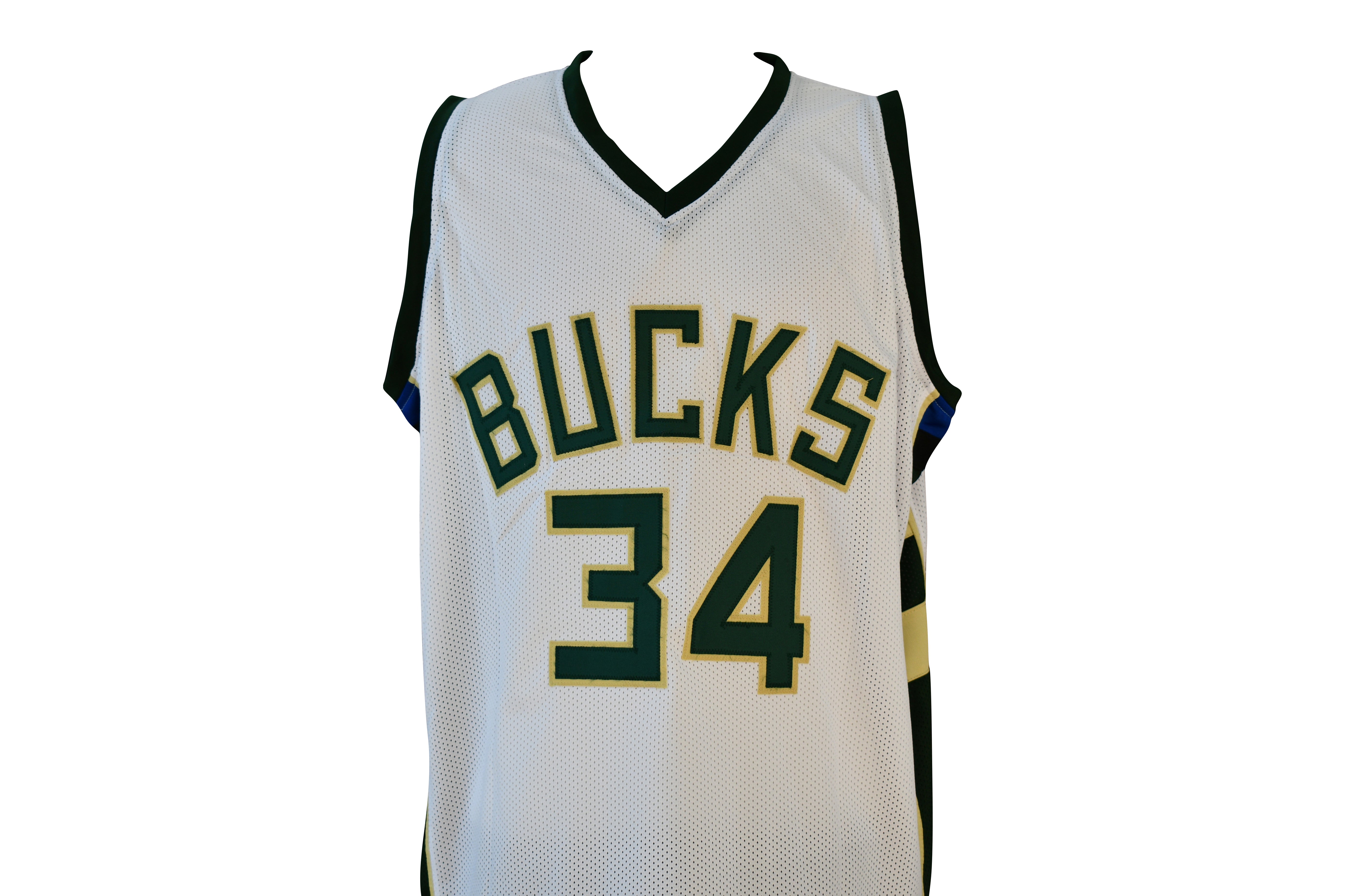 Giannis Antetokounmpo signed Milwaukee Bucks jersey