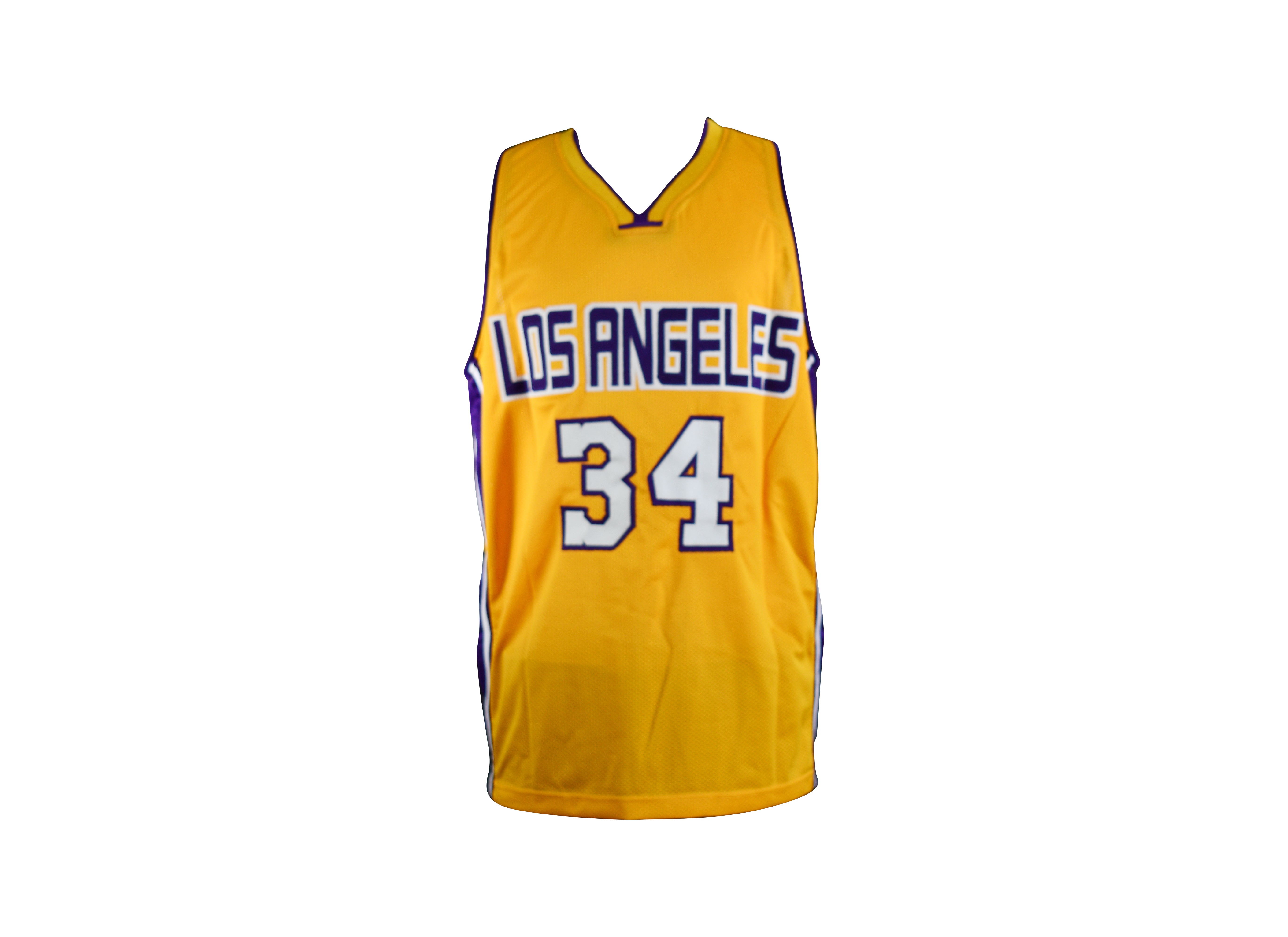 Shaquille O'Neal Signed Lakers Jersey YELLOW