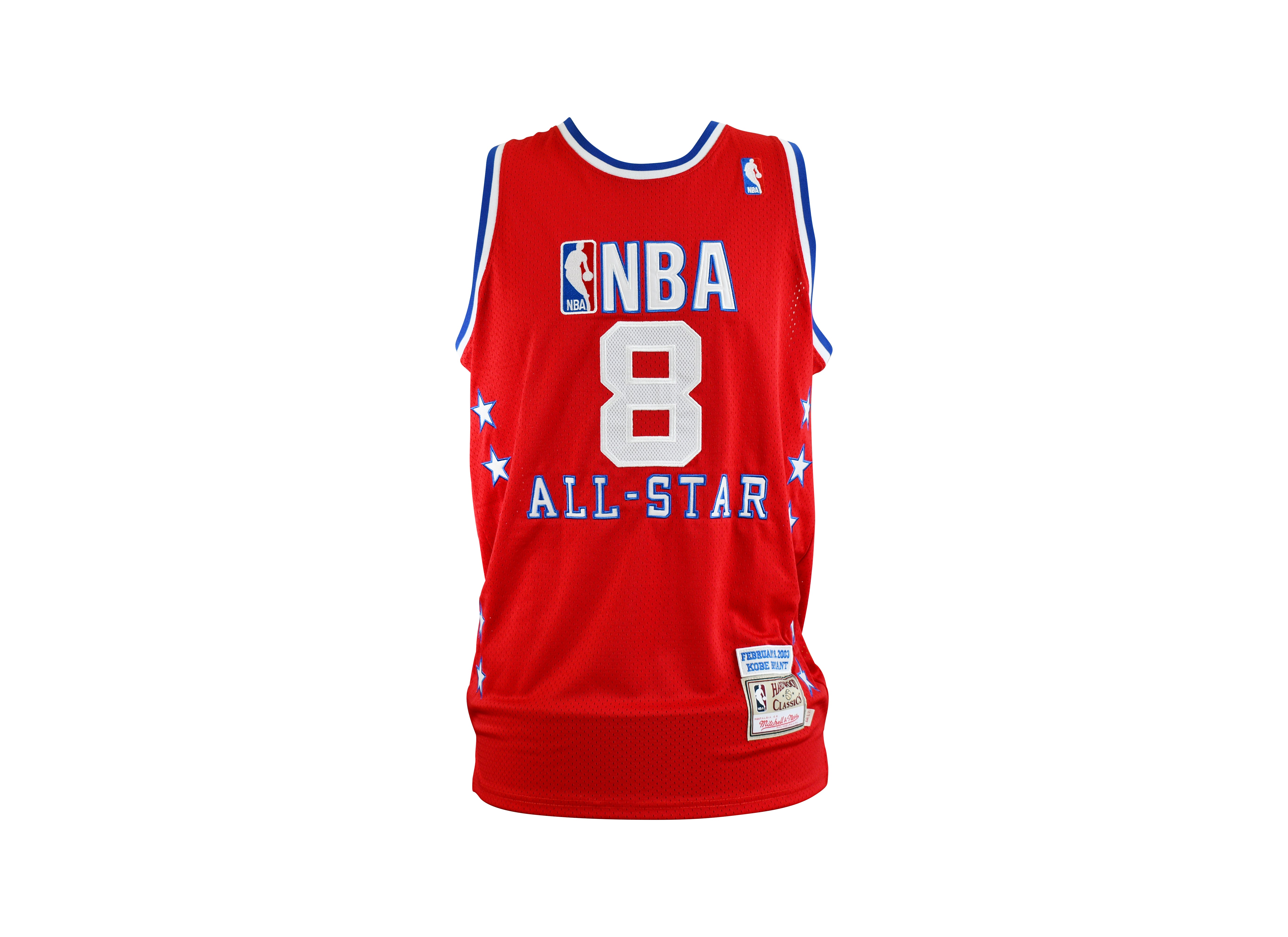 Kobe Bryant Signed LE 2003 All-Star Game Mitchell & Ness Jersey #4/8