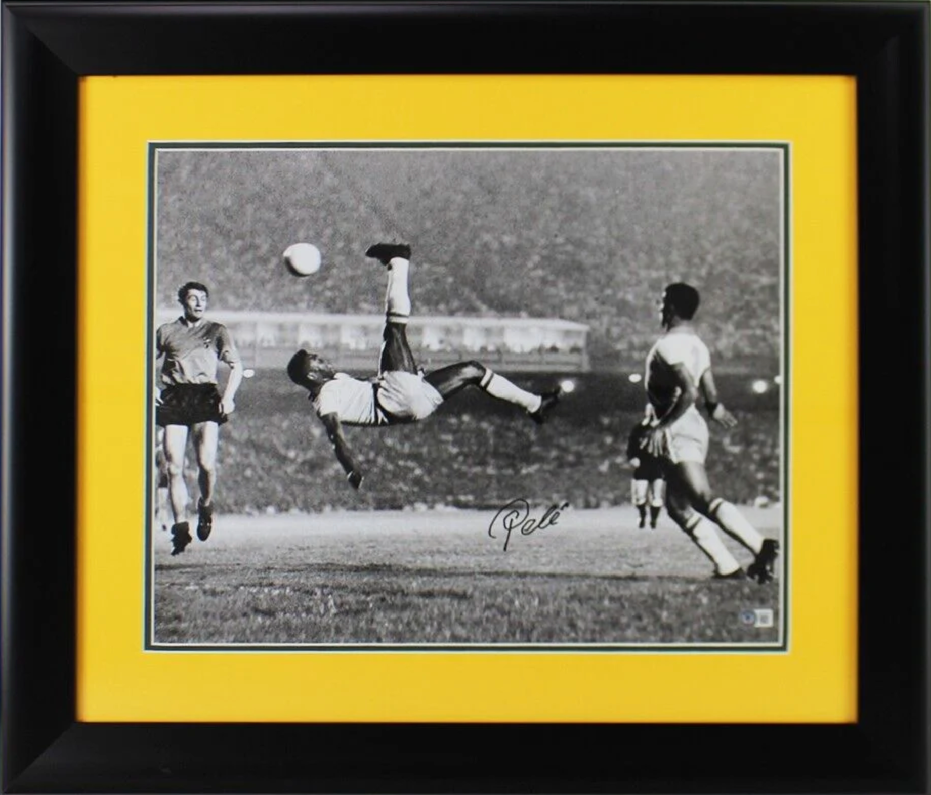 Photo encadrée signée du Brésil 16x20