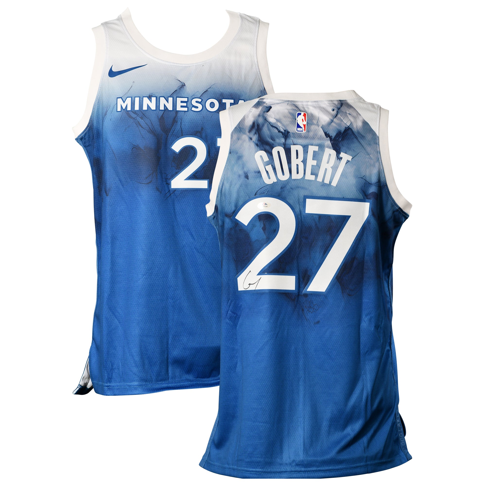 RUDY GOBERT SIGNED  Timberwolves JERSEY