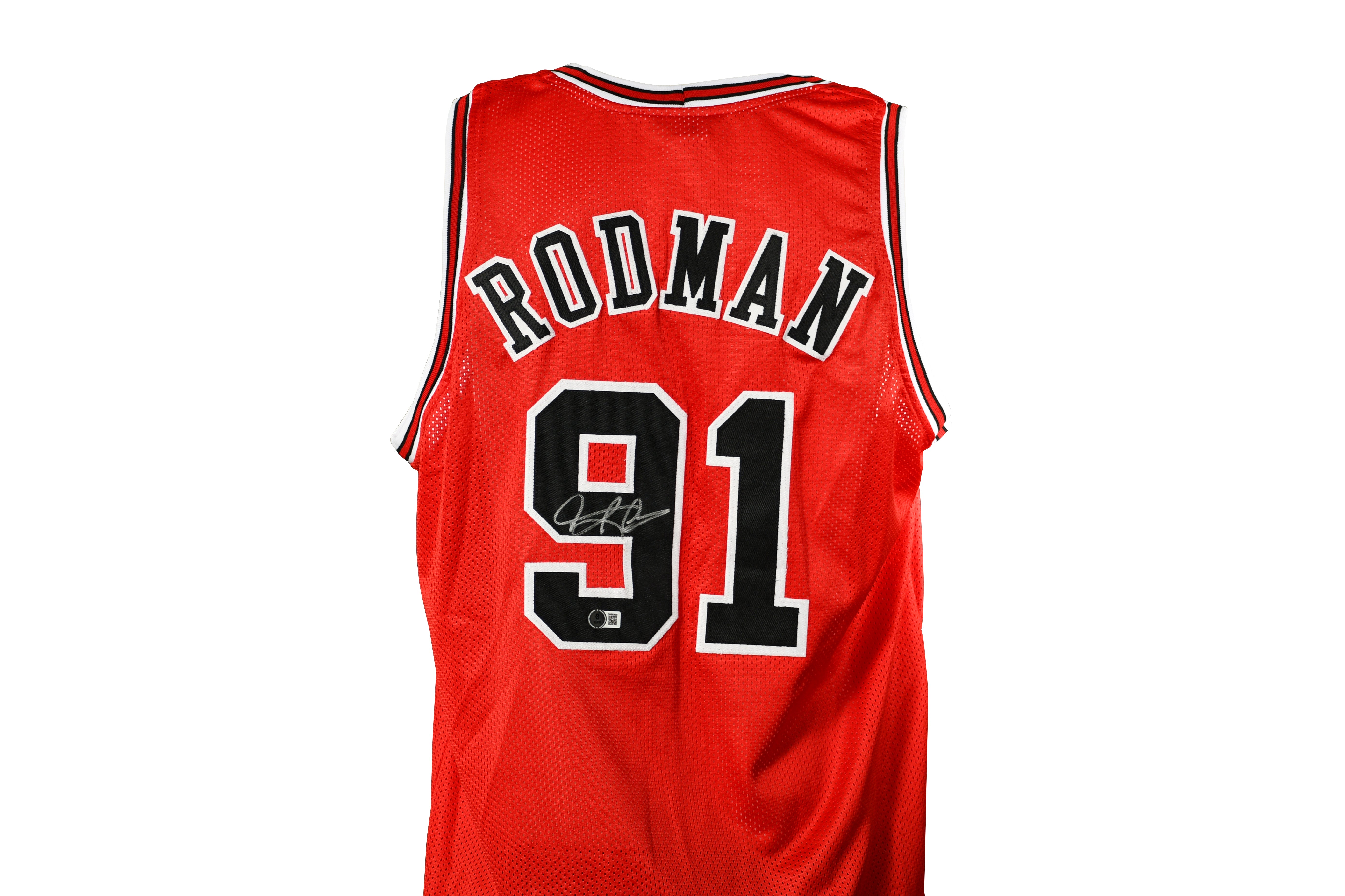 Dennis Rodman Signed Bulls Jersey