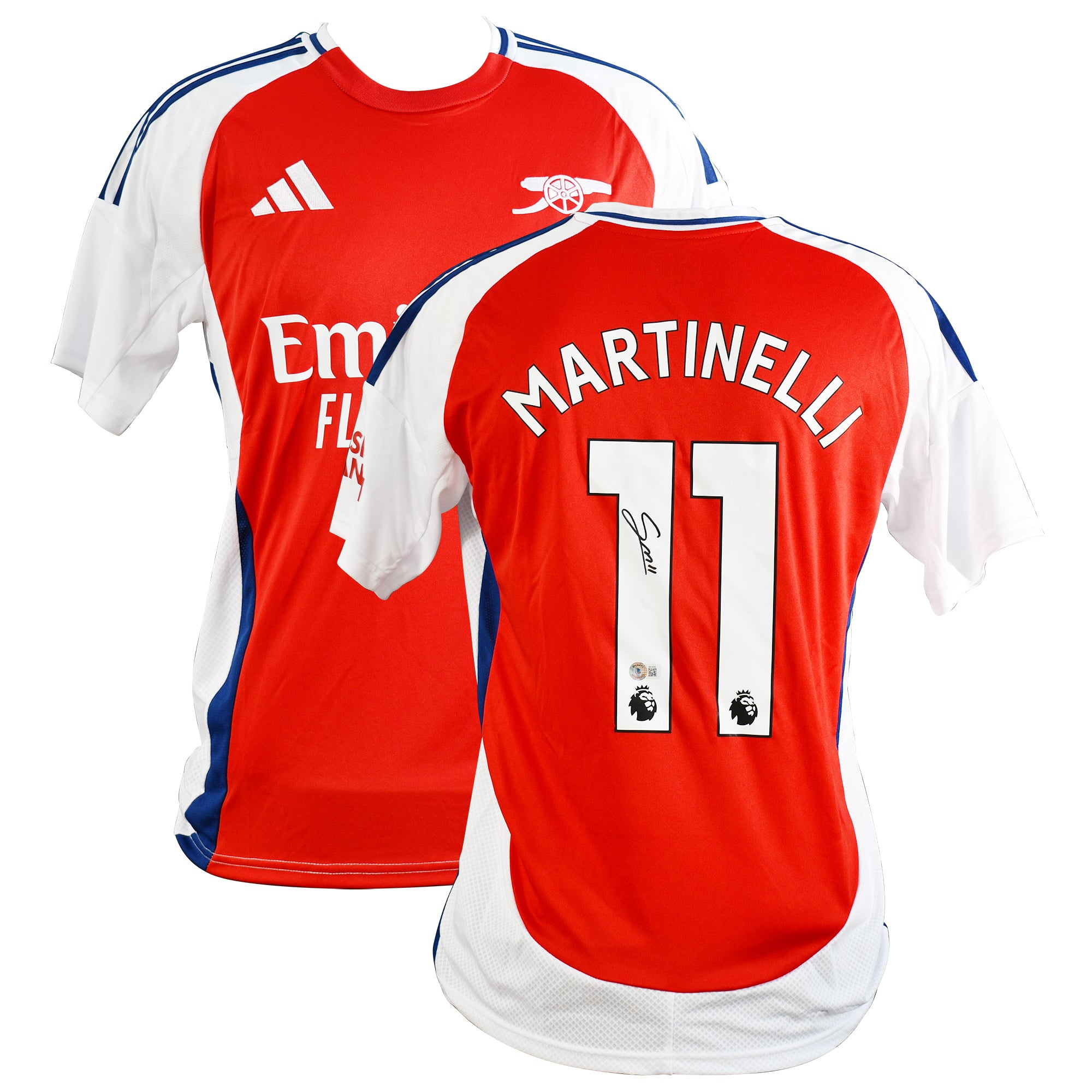 Gabriel Martinelli Signed Arsenal Adidas Authentic Jersey
