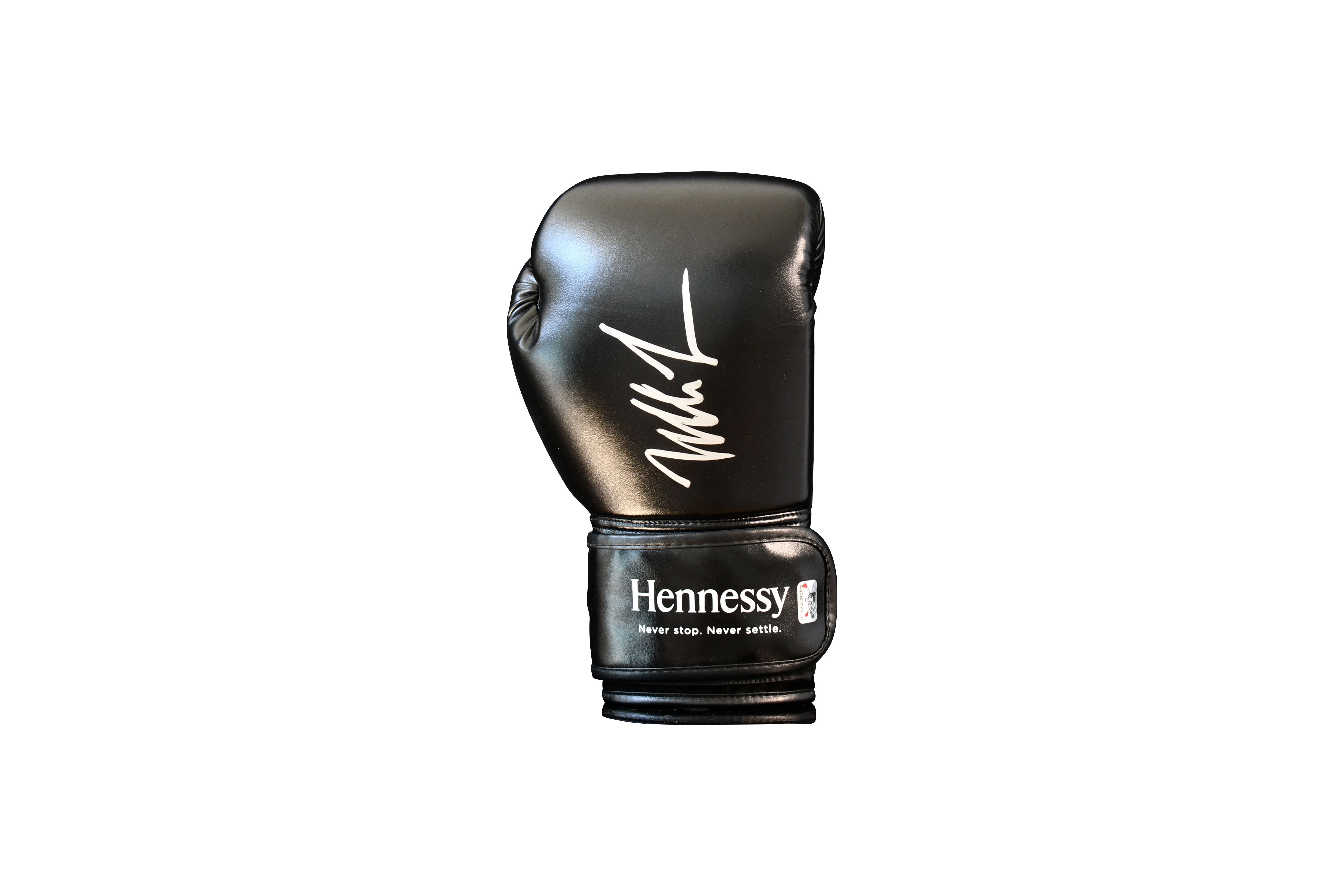 Mike Tyson Signed Hennessy Boxing Glove With Display & Career Highlight
Plaque