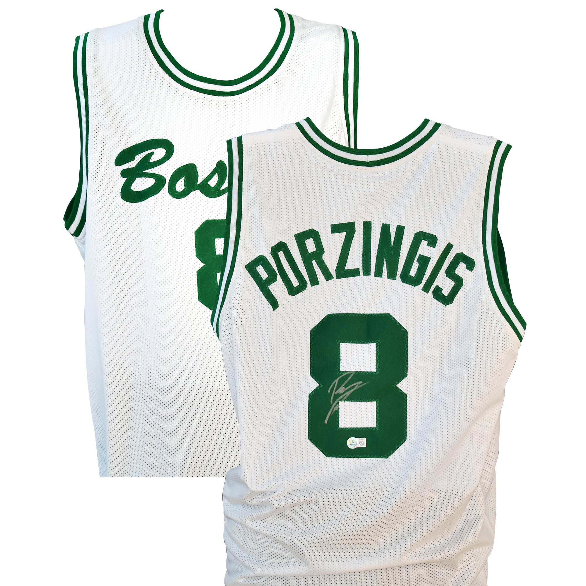 Kristaps Porzingis Signed Celtics Jersey