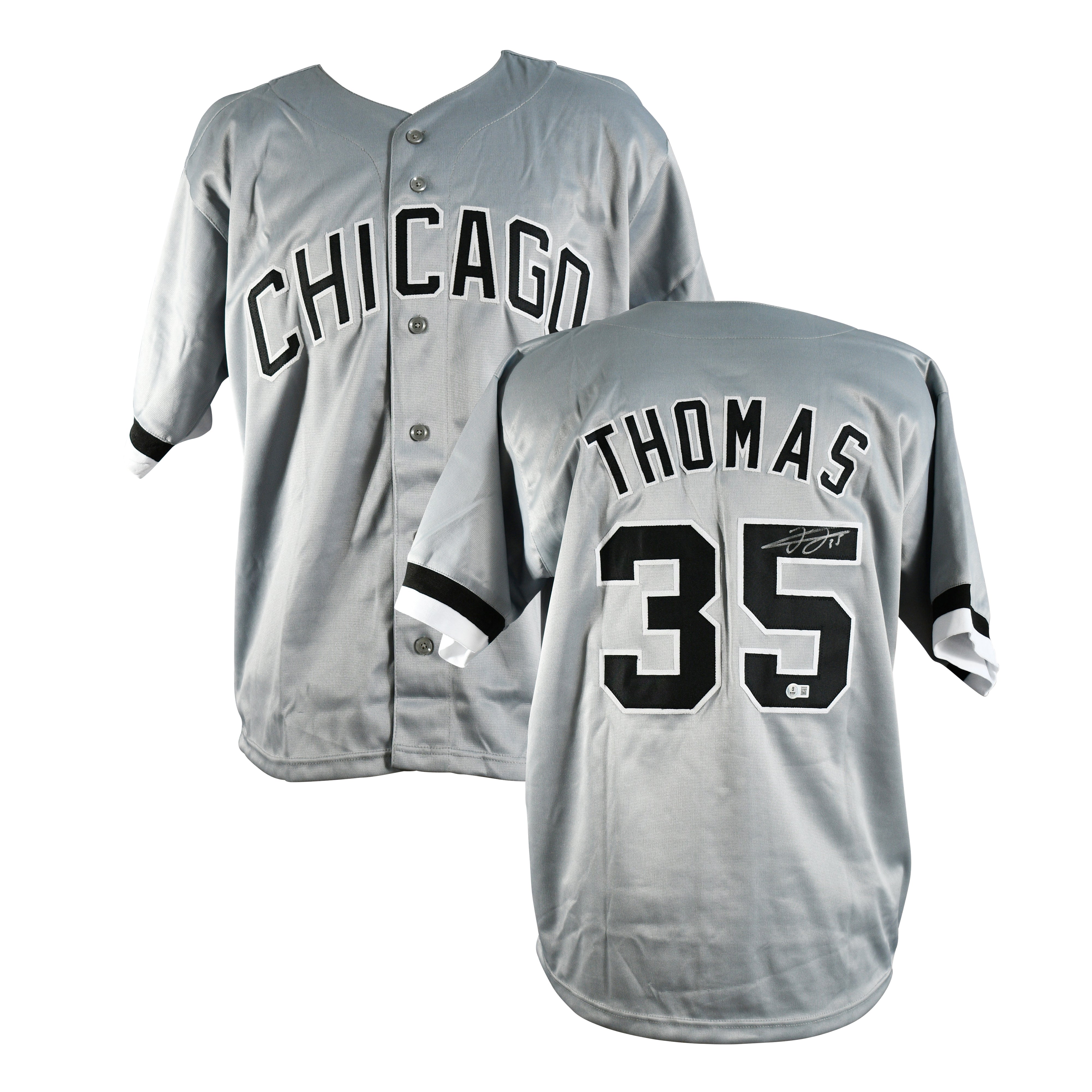 Frank Thomas Signed Grey White Sox Jersey