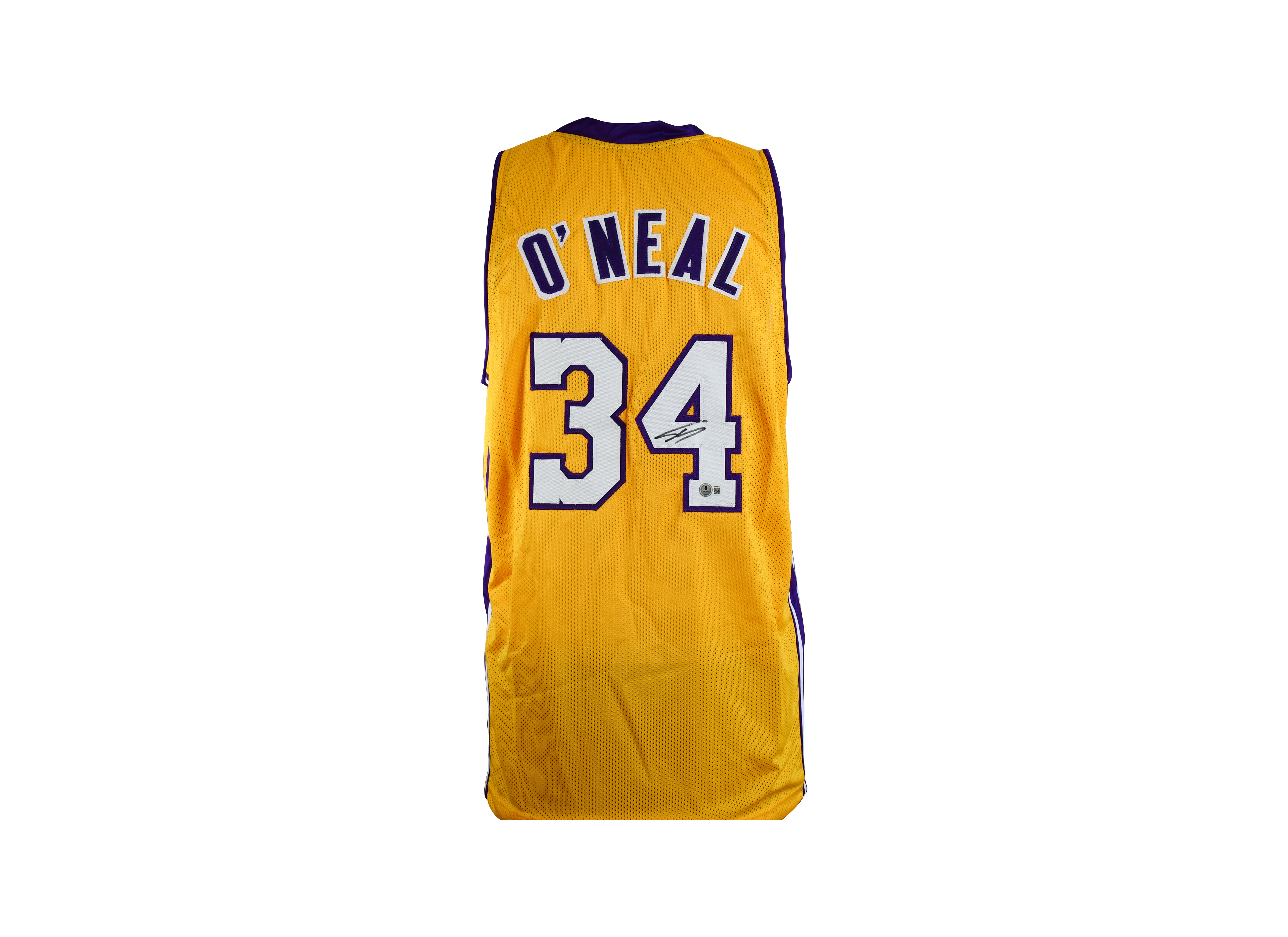 Shaquille O'Neal Signed Lakers Jersey YELLOW