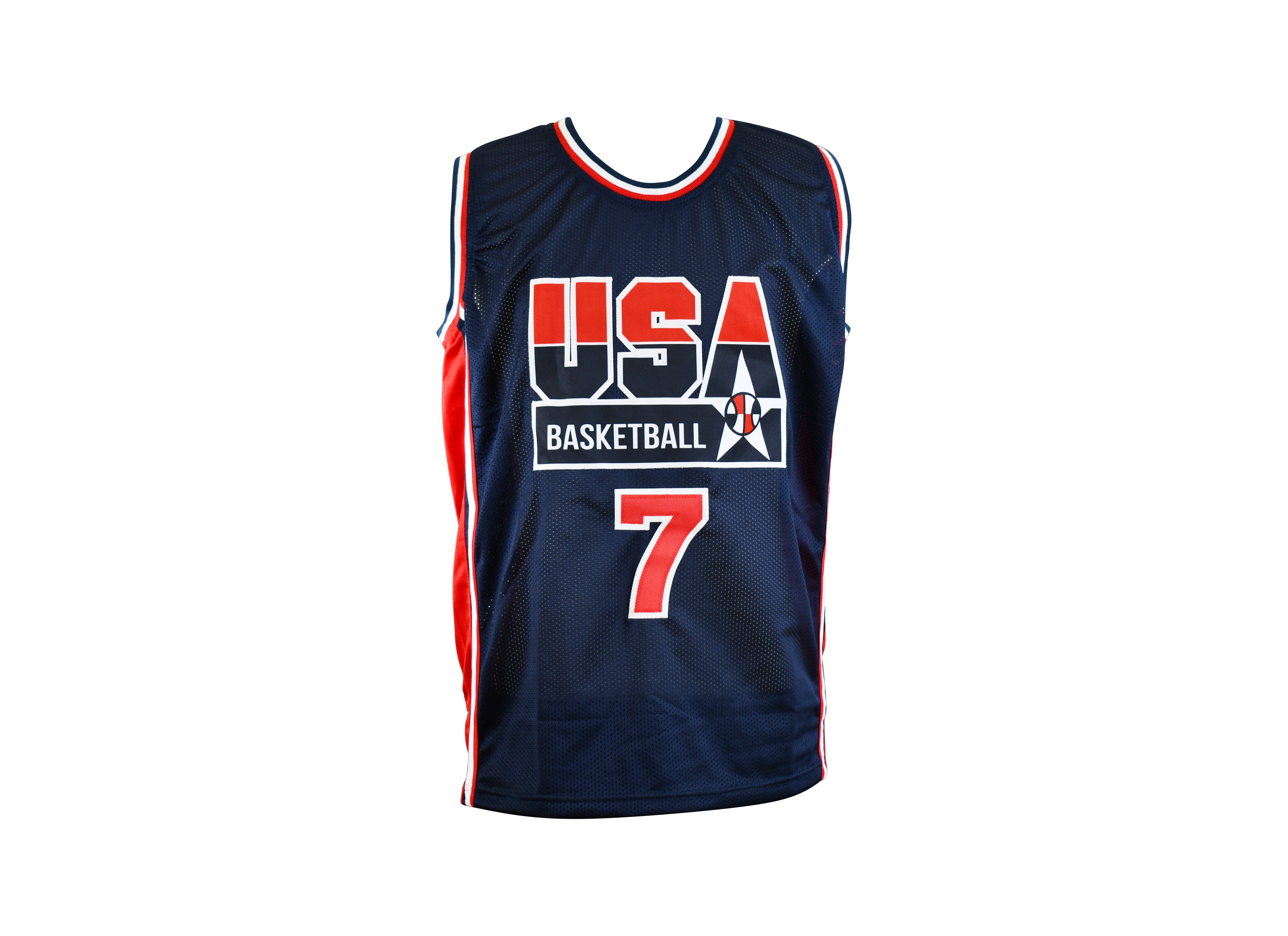 Larry Bird Signed Team USA Jersey