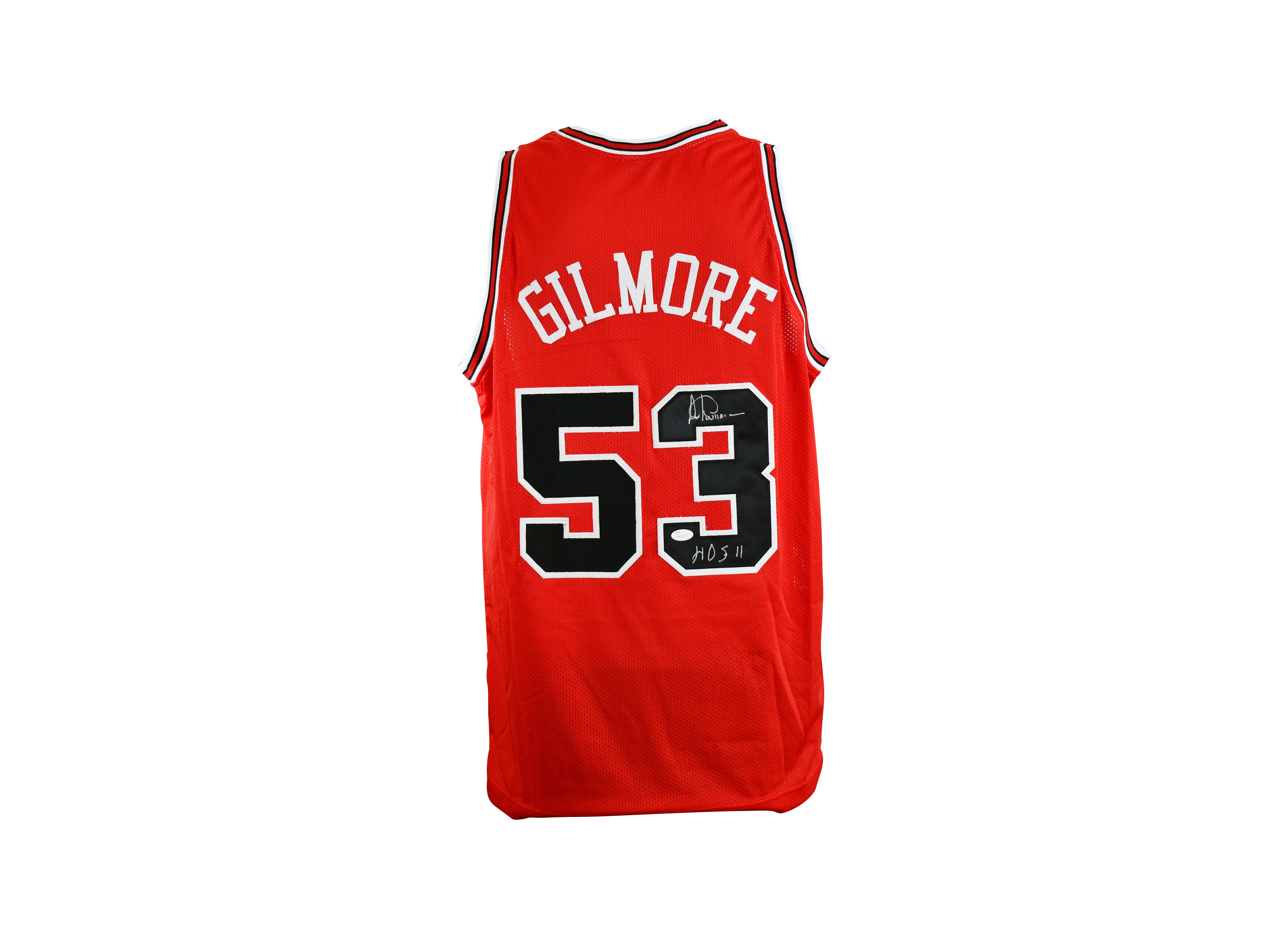 Artis Gilmore Signed Bulls Jersey with HOF Inscription