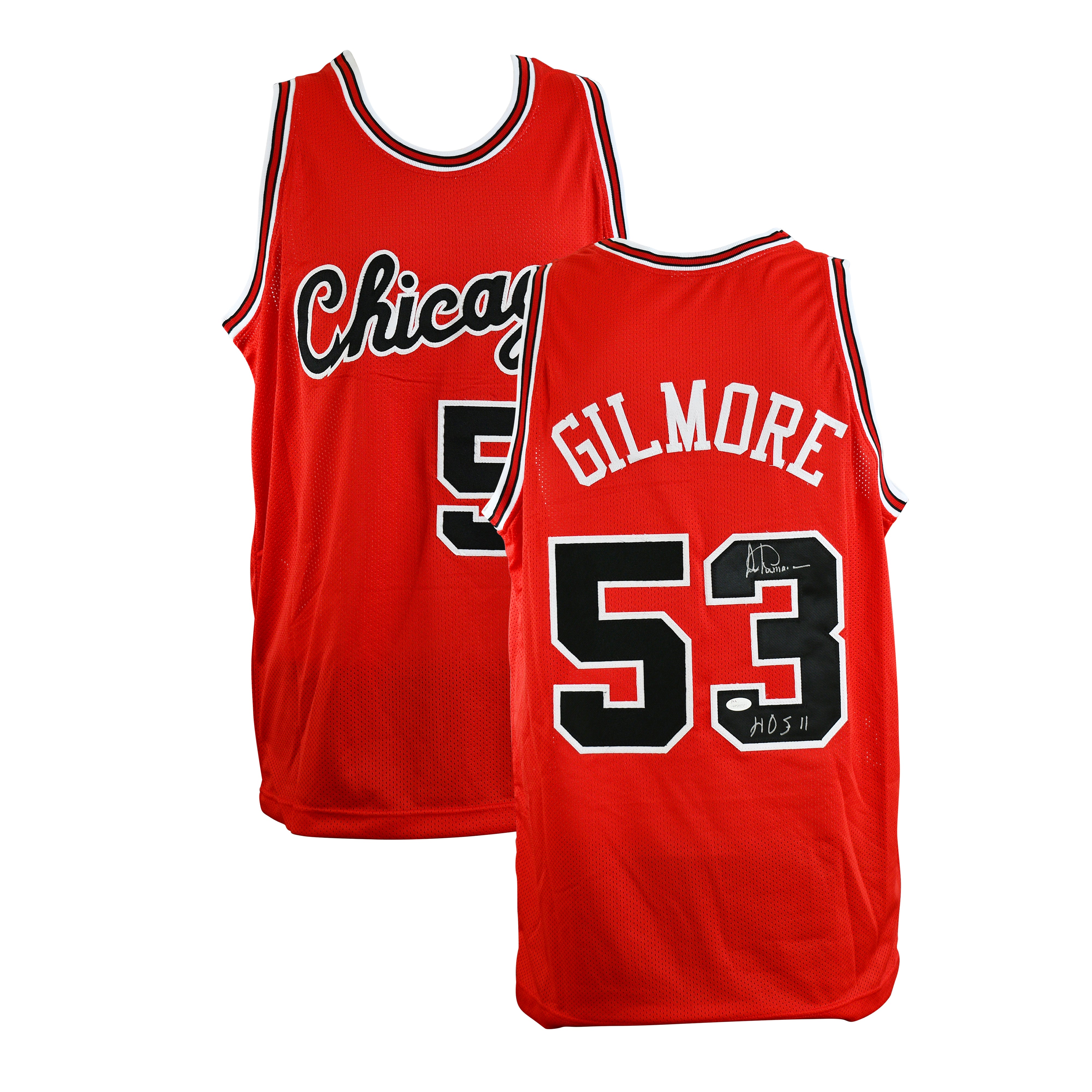 Artis Gilmore Signed Bulls Jersey with HOF Inscription