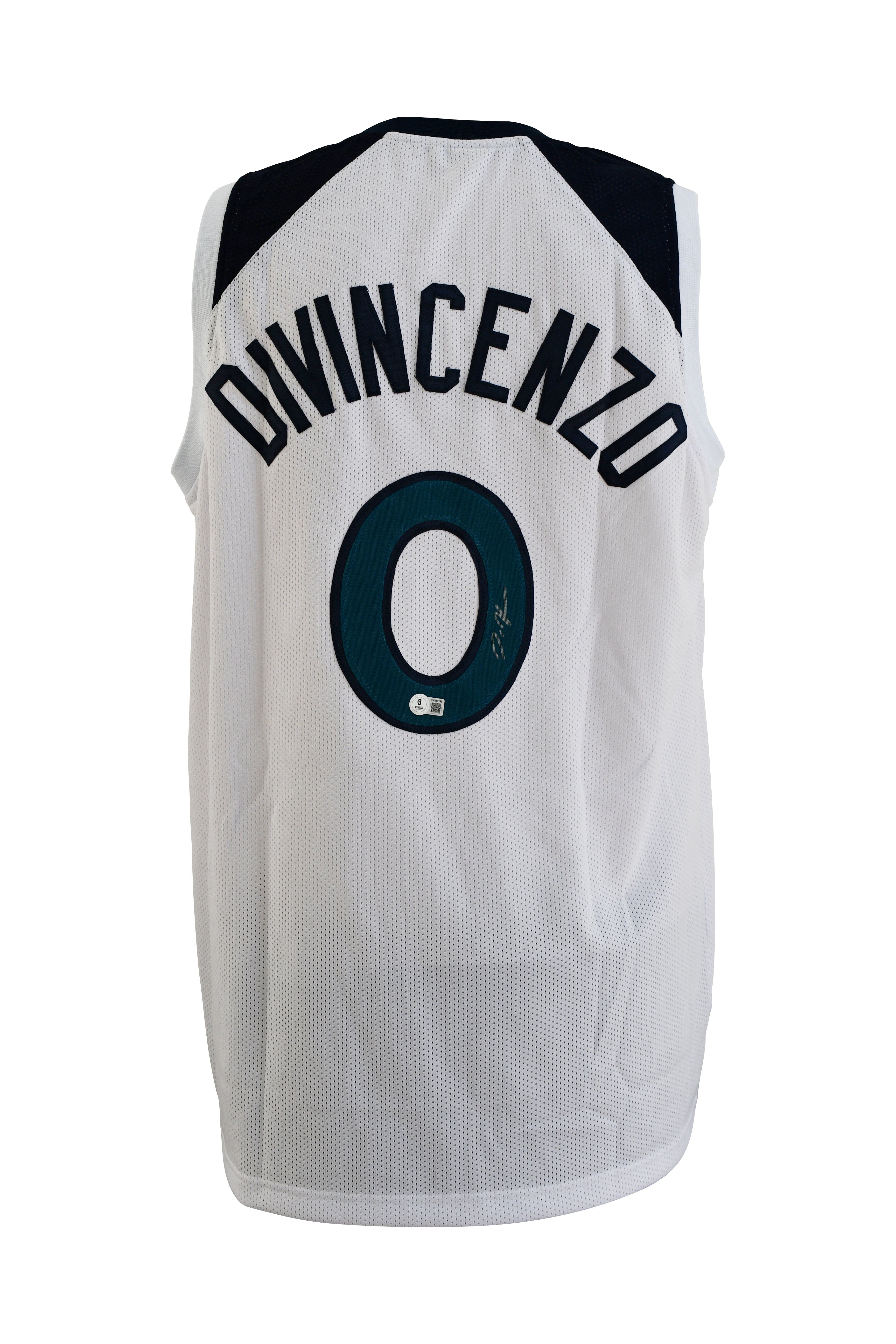 Donte DiVincenzo Signed Minnesota Timberwolves White Jersey