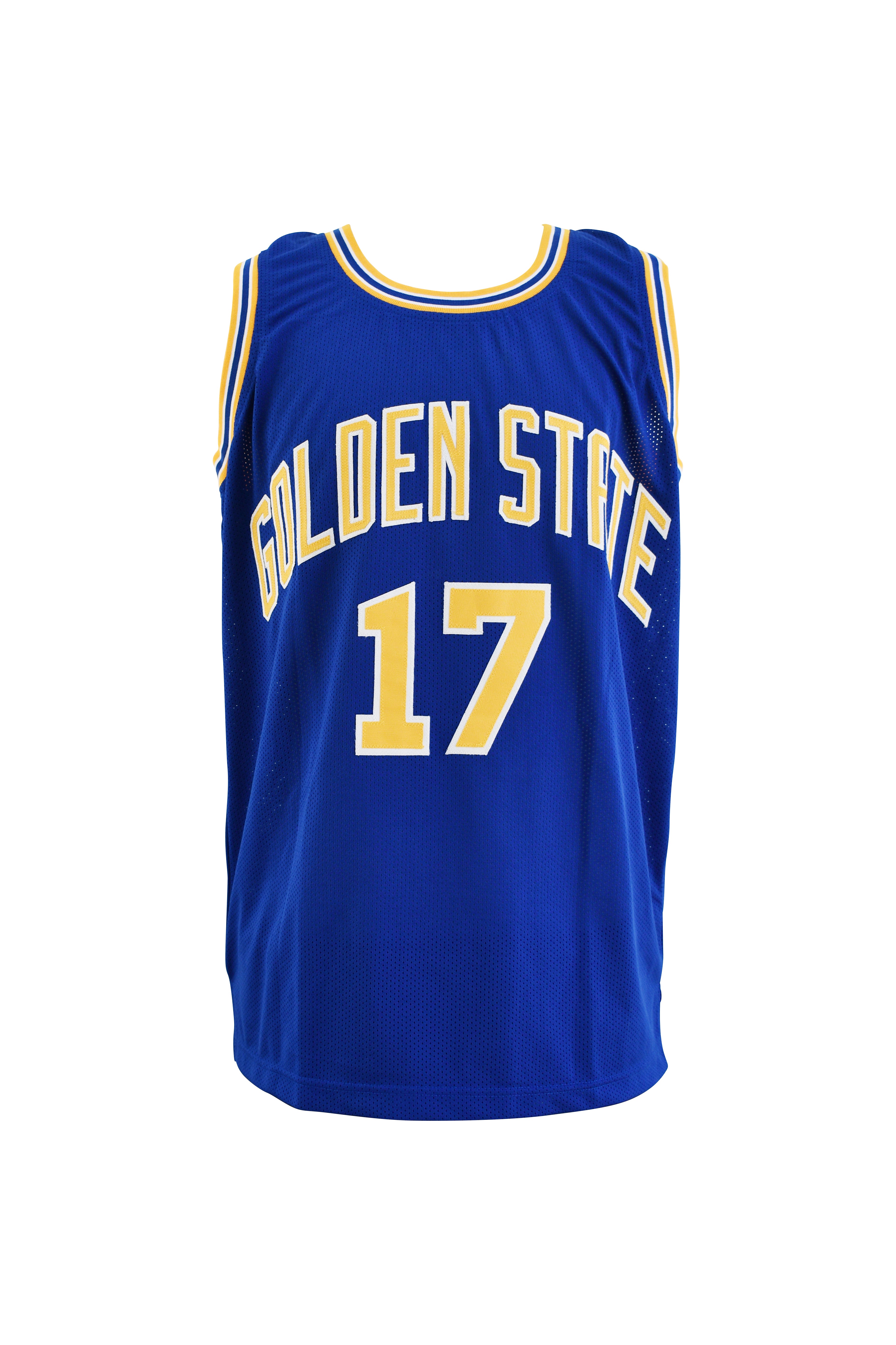 Chris Mullin Signed Golden State Warriors Career Highlight Stats Jersey