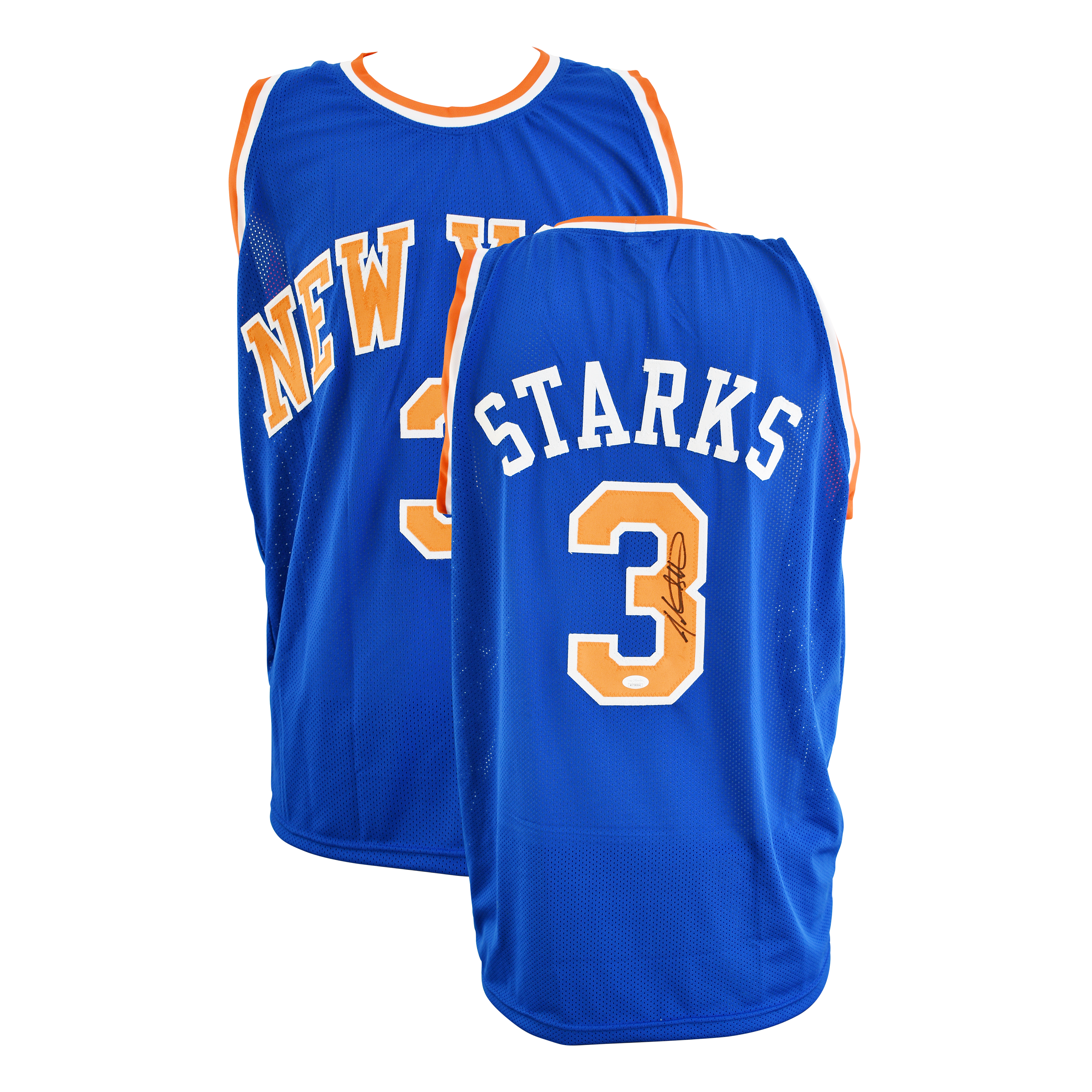 John Starks Signed Knicks Jersey