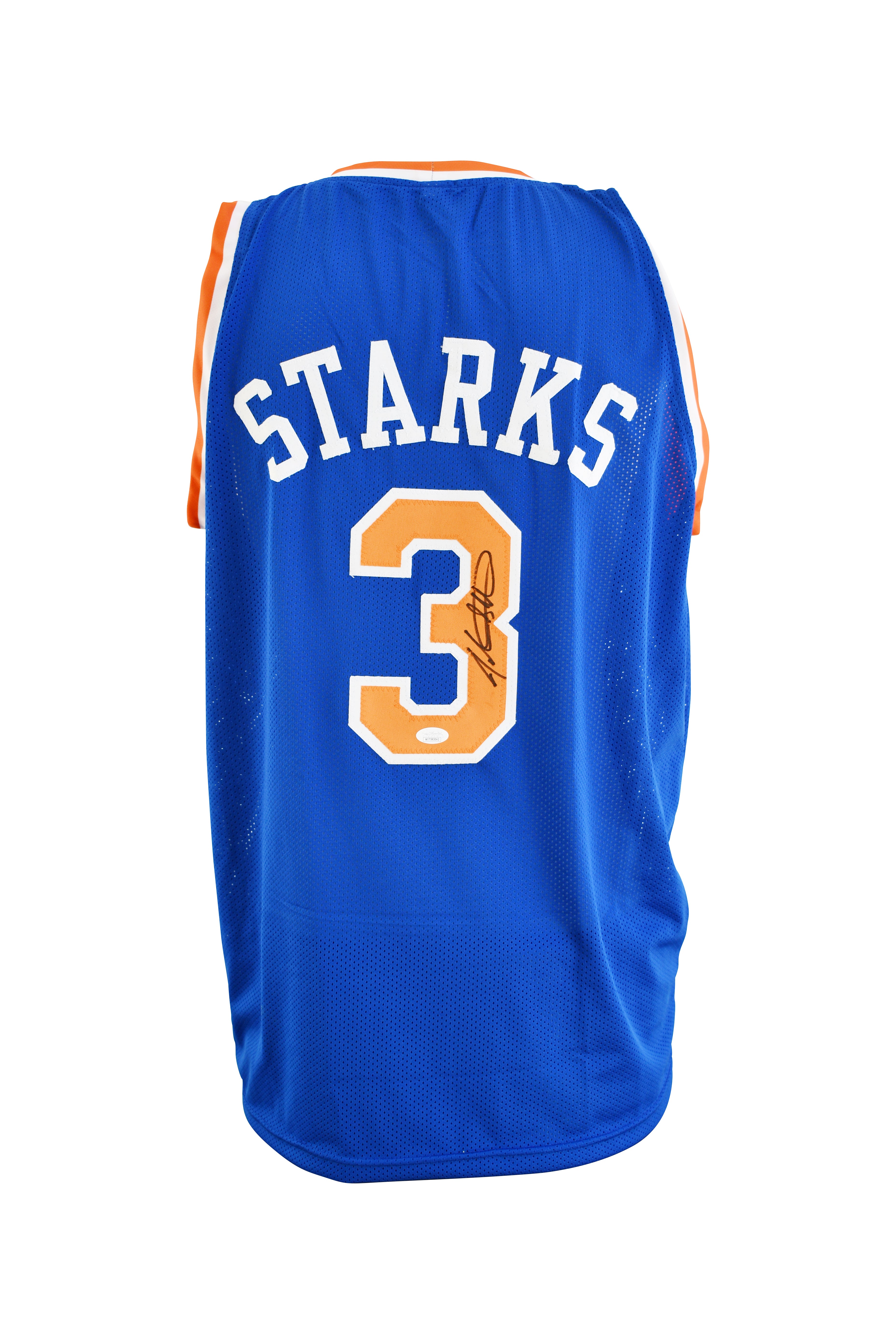 John Starks Signed Knicks Jersey
