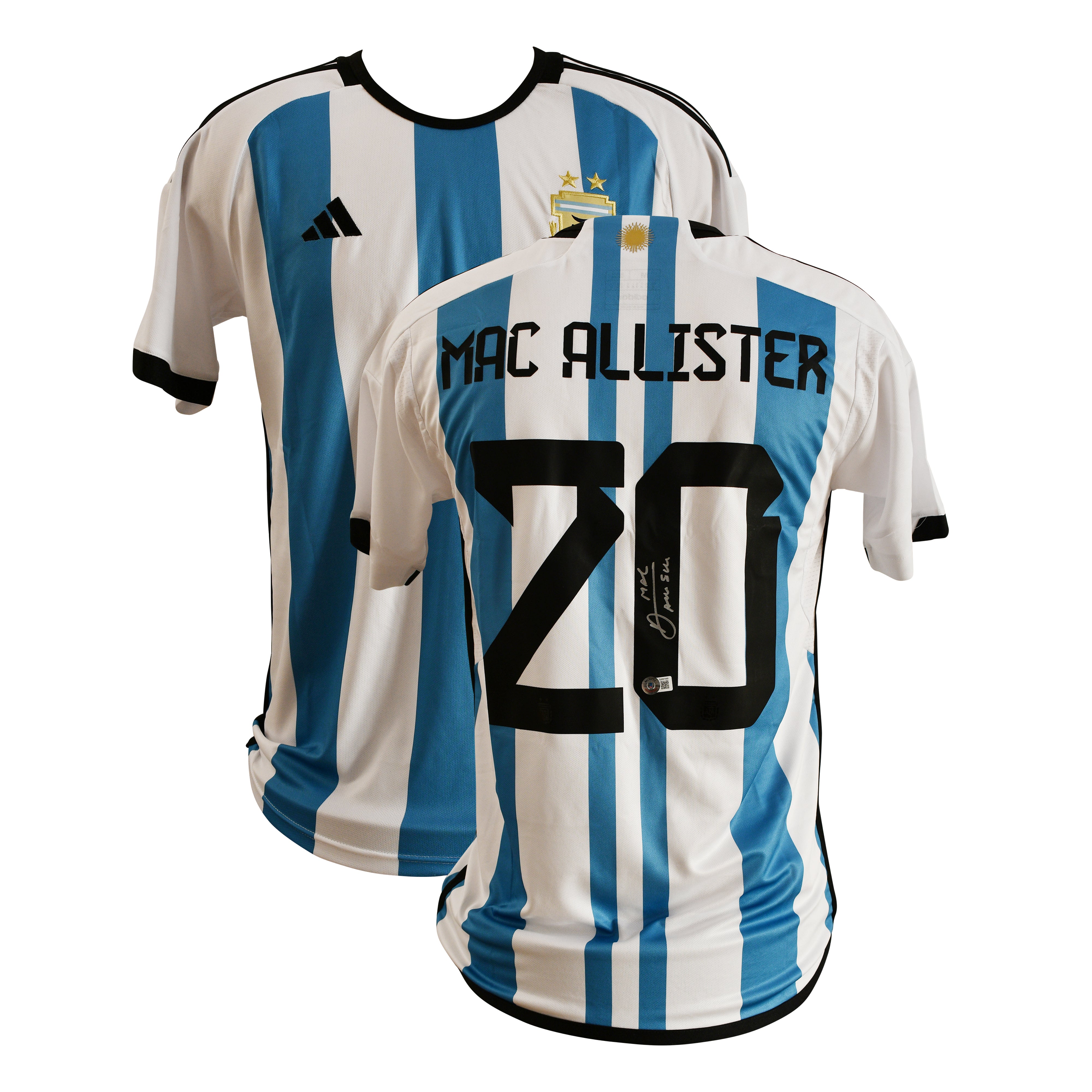 Alexis Mac Allister Signed Argentina Jersey