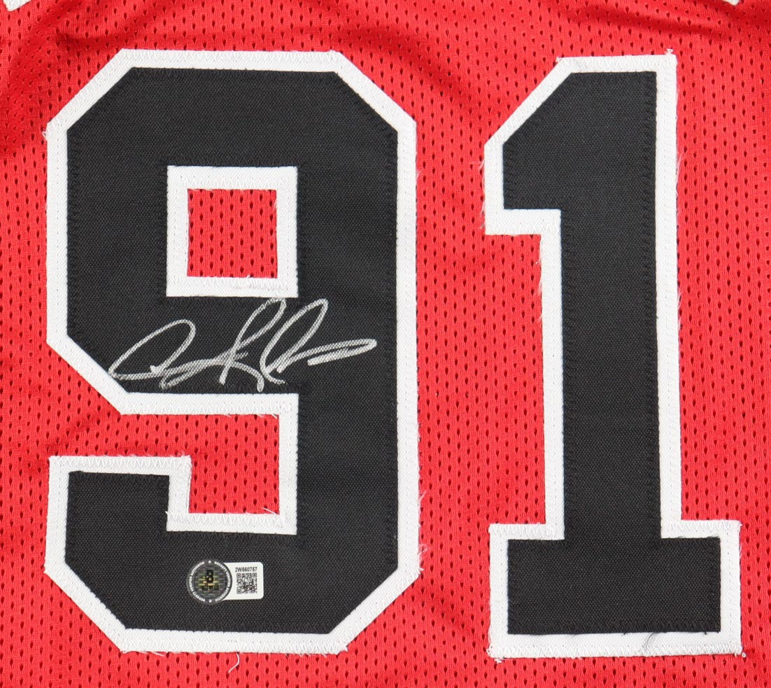 Dennis Rodman Signed Bulls Jersey